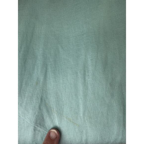 Anthropologie For Cynthia By Cynthia Rowley 100% Linen Sleeveless Top L Aqua - Picture 13 of 14